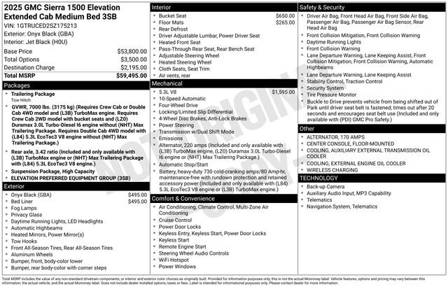 Used 2025 GMC Sierra 1500 Elevation image 6