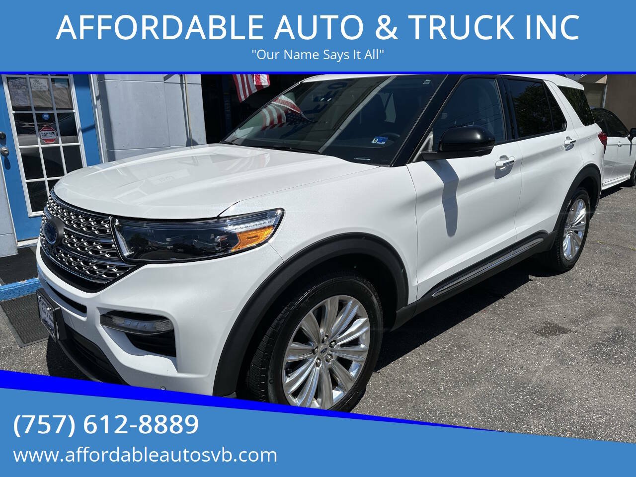 Used 2022 Ford Explorer Limited w/ Hybrid Equipment Group 310A