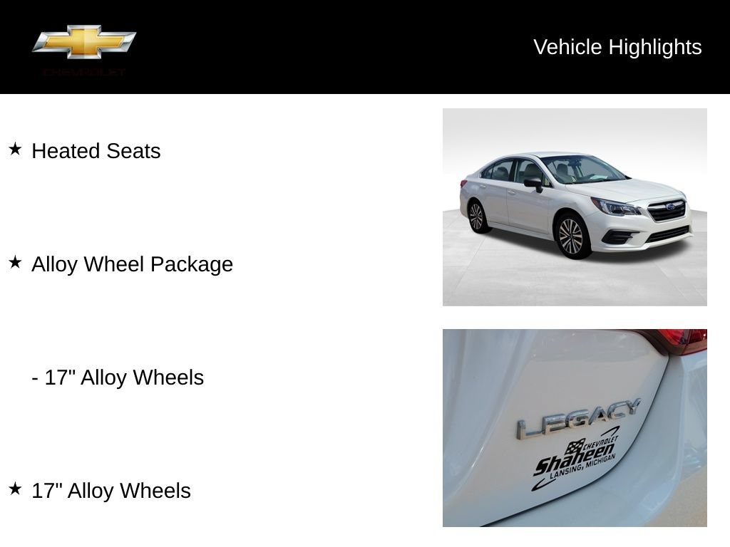 Used 2019 Subaru Legacy 2.5i w/ Alloy Wheel Package AWD/4WD image 18