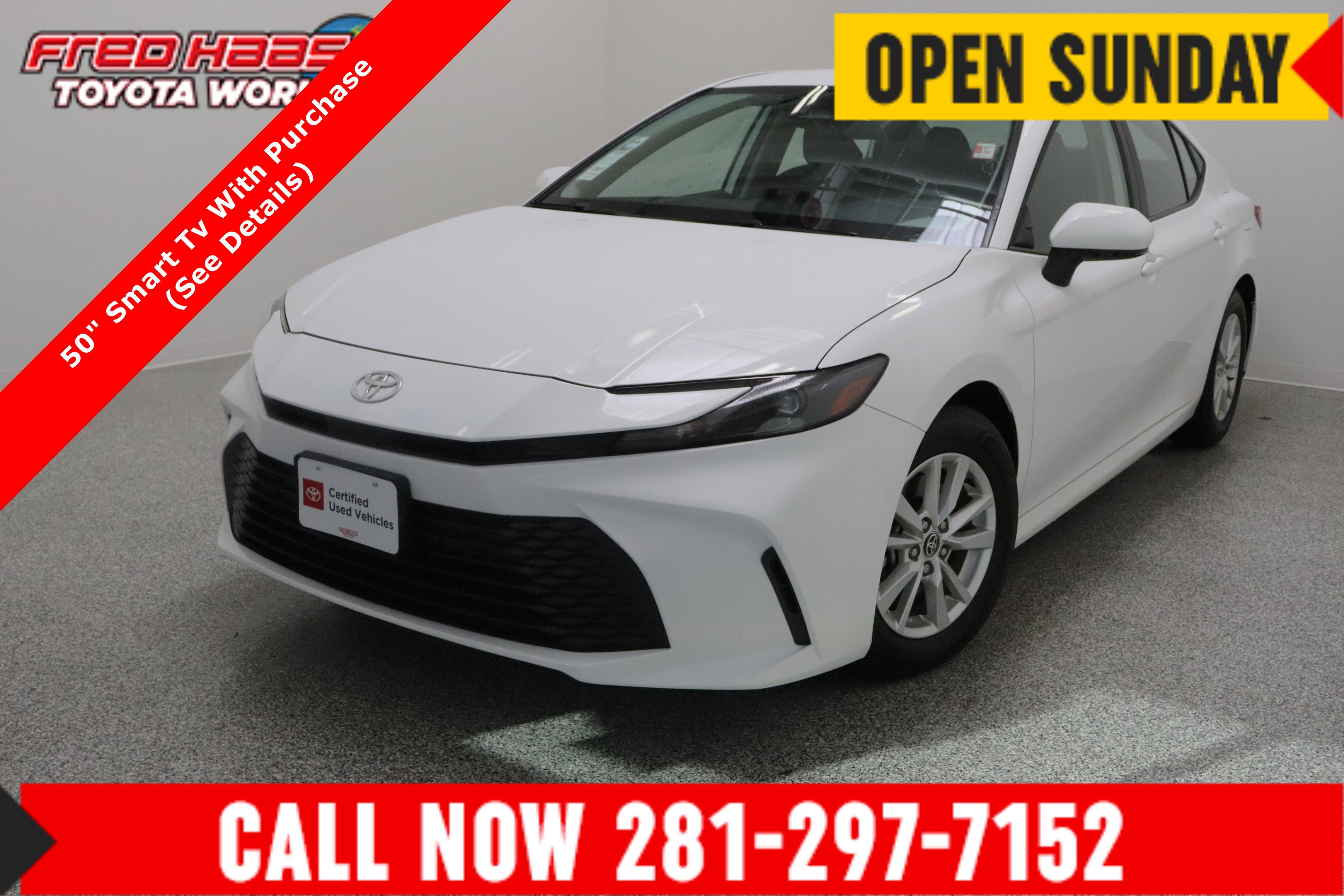 Certified 2025 Toyota Camry LE