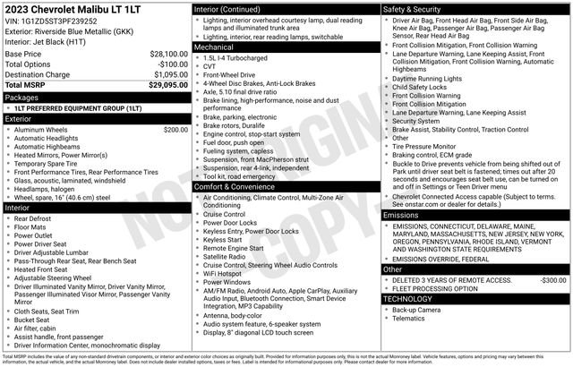 Used 2023 Chevrolet Malibu LT image 27