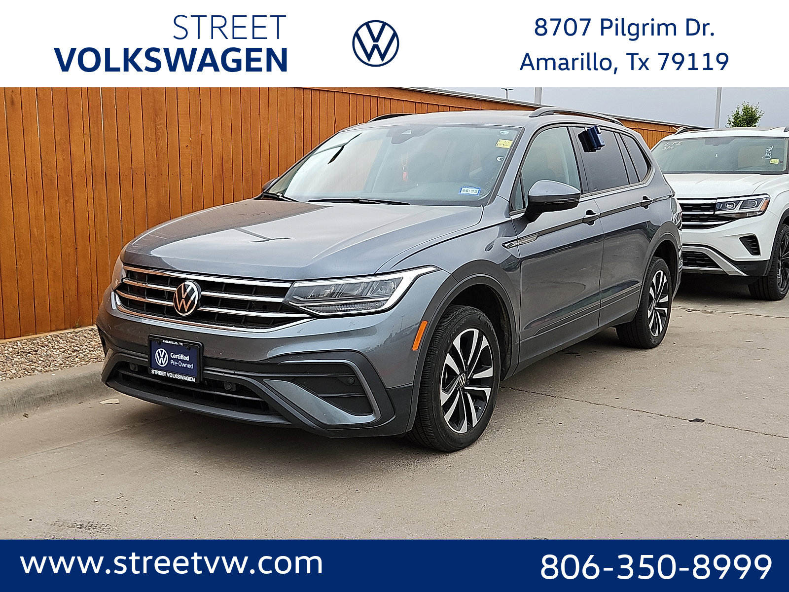 Certified 2023 Volkswagen Tiguan S w/ Driver Assistance Package FWD image 1