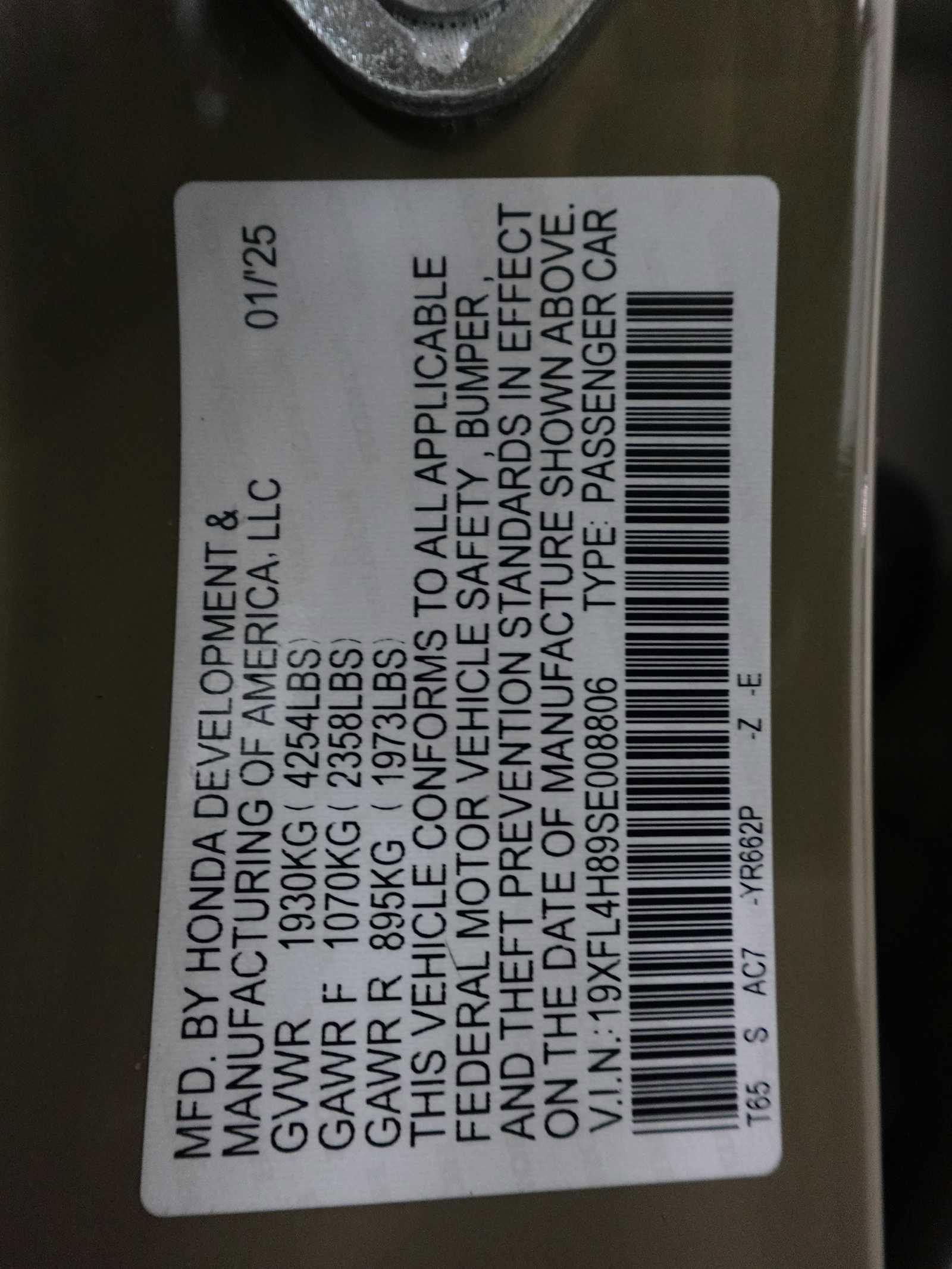 Used 2025 Honda Civic Sport image 30