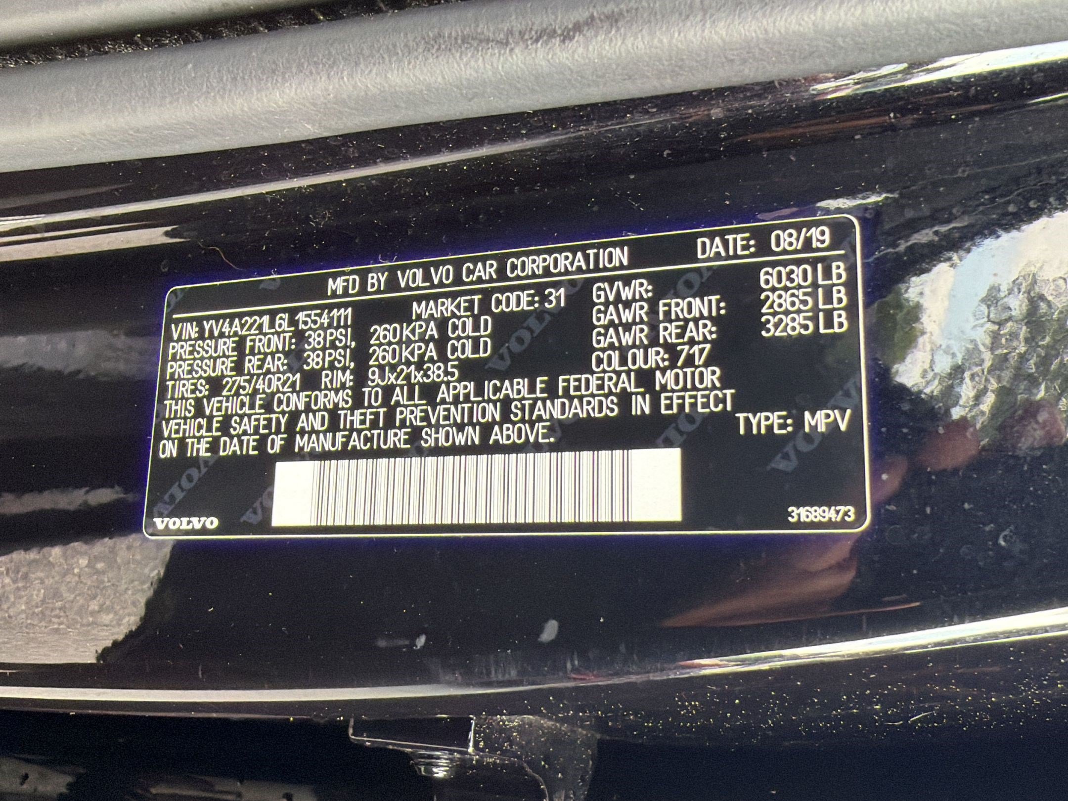 Used 2020 Volvo XC90 T6 Inscription AWD/4WD image 25