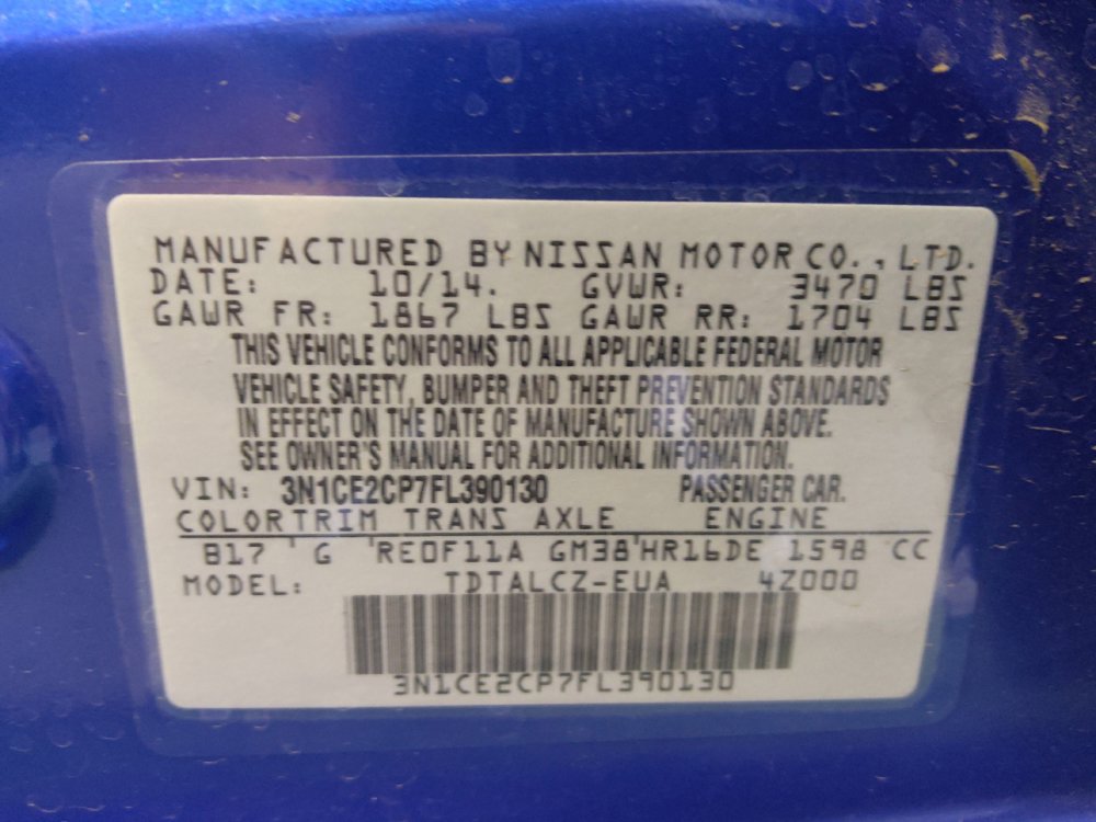 Used 2015 Nissan Versa Note S Plus w/ Chrome Package FWD image 33
