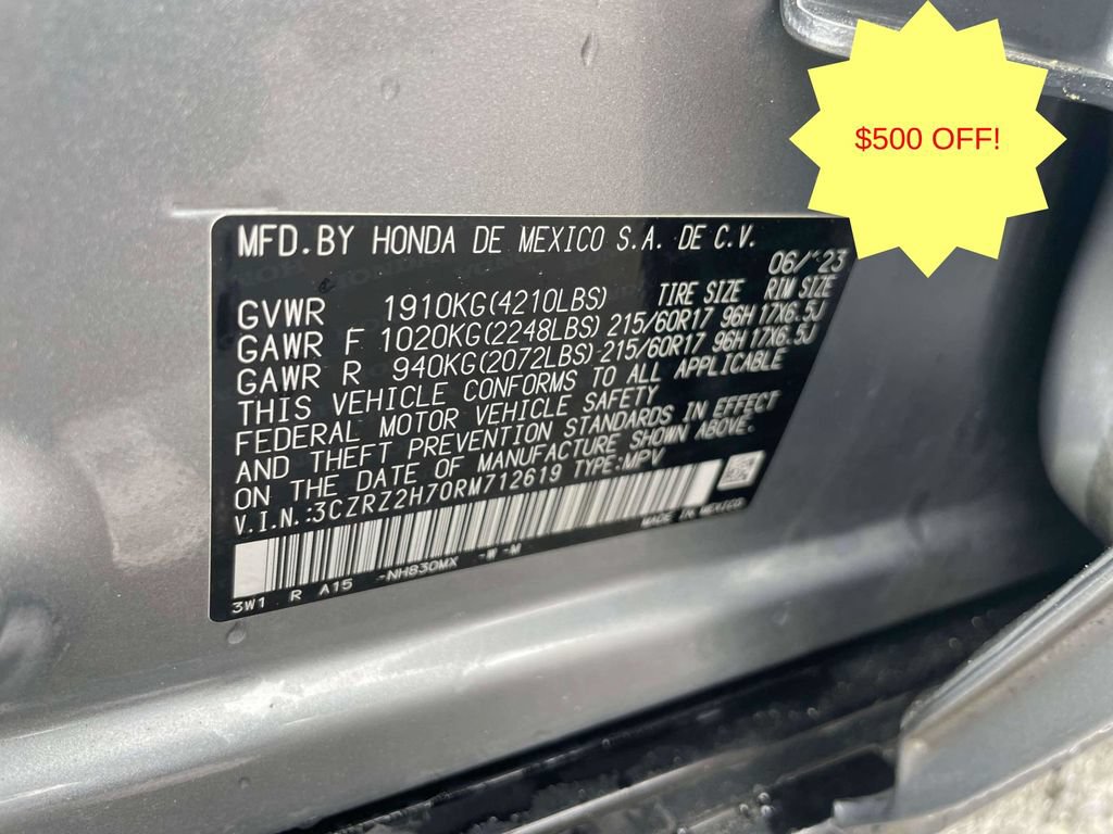 Used 2024 Honda HR-V EX-L image 18