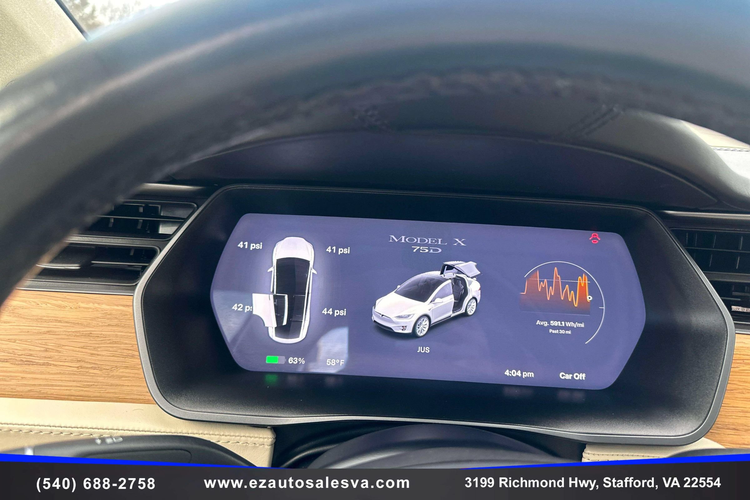 Used 2018 Tesla Model X 75D AWD/4WD image 29