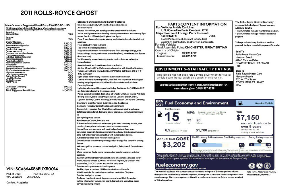 Used 2011 Rolls-Royce Ghost image 5