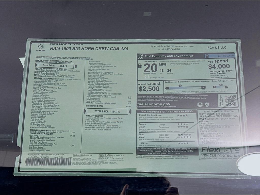 New 2026 RAM 1500 Big Horn image 21