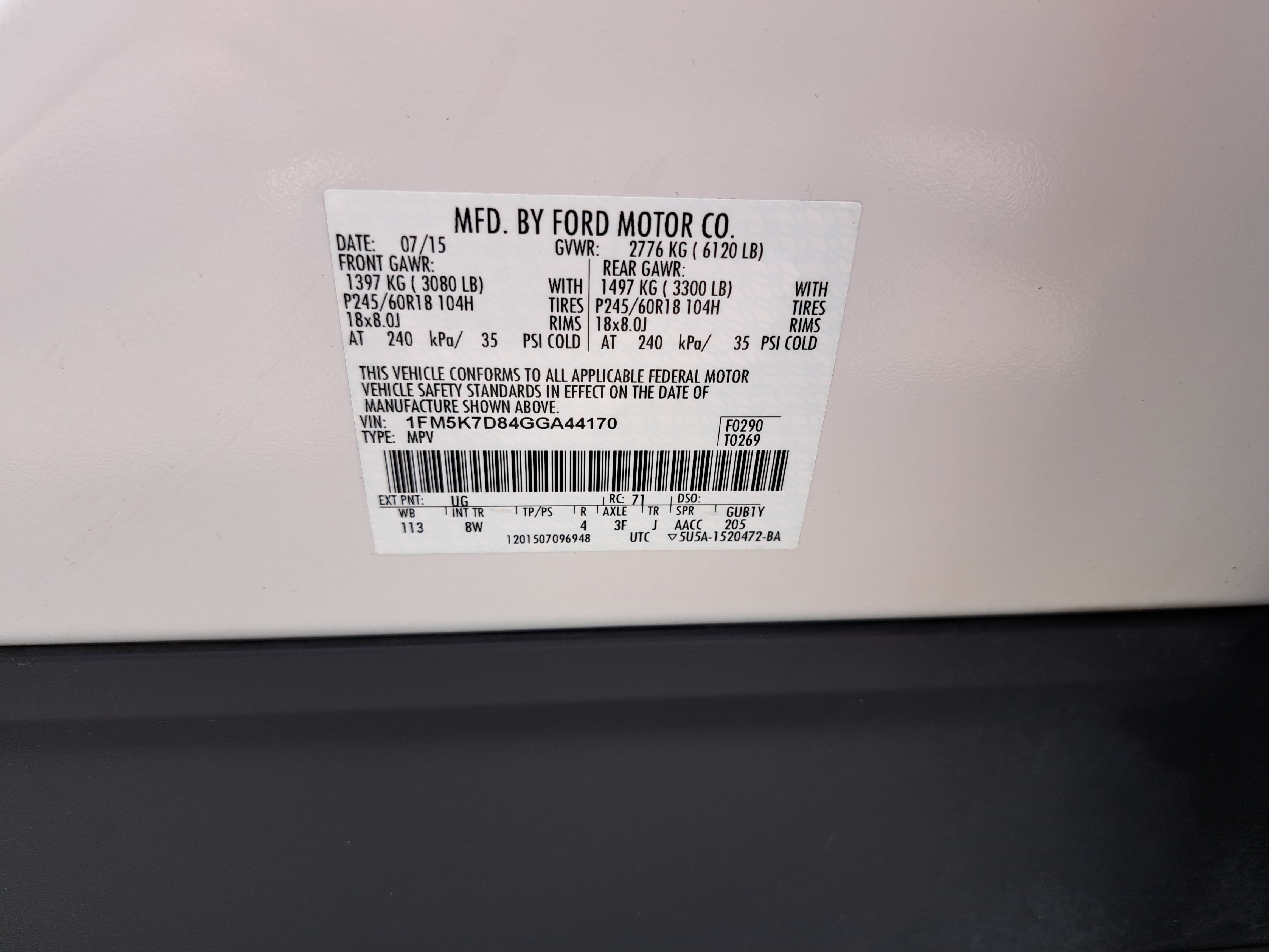 Used 2016 Ford Explorer XLT w/ Equipment Group 201A FWD image 36