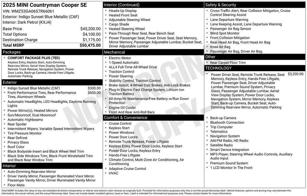 Used 2025 MINI Cooper Countryman SE AWD/4WD image 9