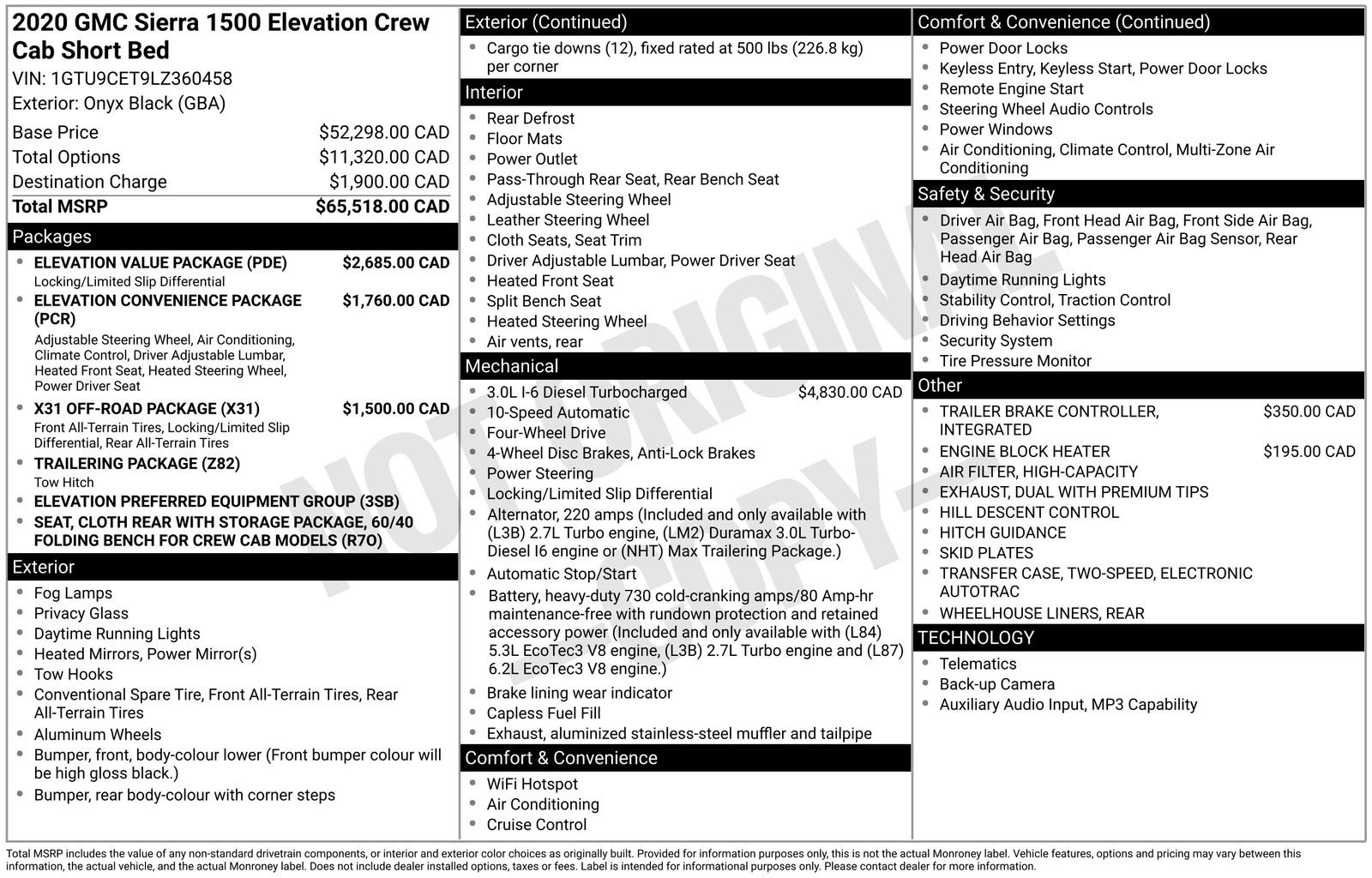Certified 2020 GMC Sierra 1500 Elevation w/ Elevation Value Package AWD/4WD image 34