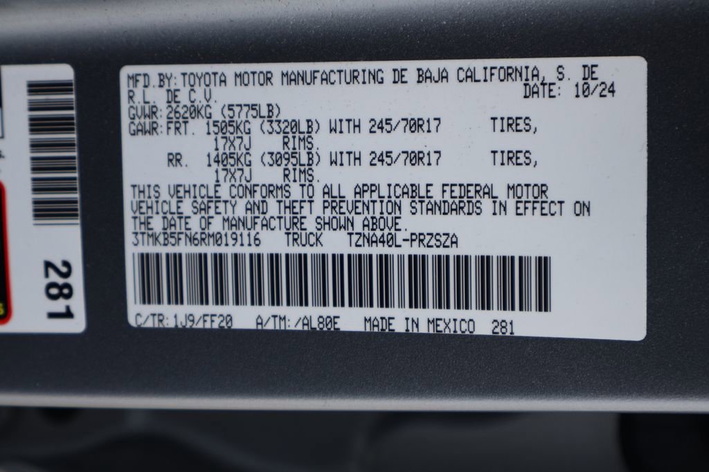 Used 2024 Toyota Tacoma SR5 RWD image 17