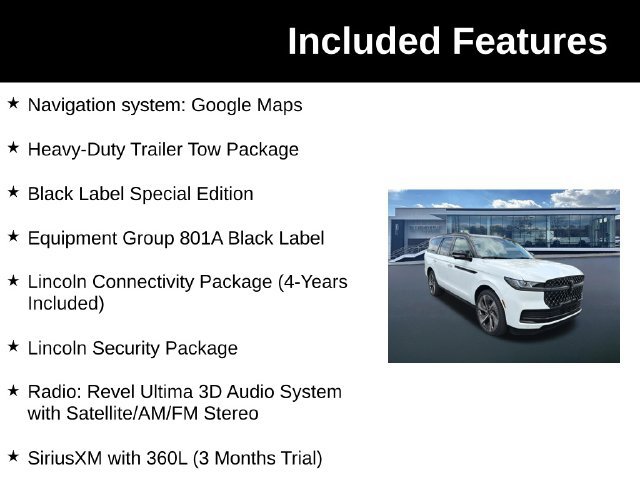 New 2027 Lincoln Navigator Black Label w/ Black Label Special Edition AWD/4WD image 6