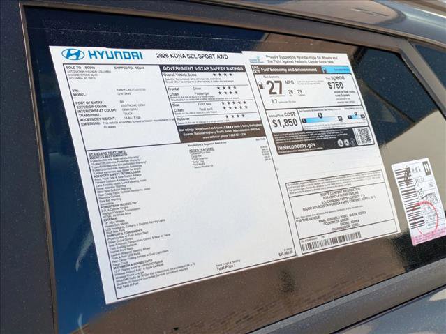New 2026 Hyundai Kona SEL Sport image 23