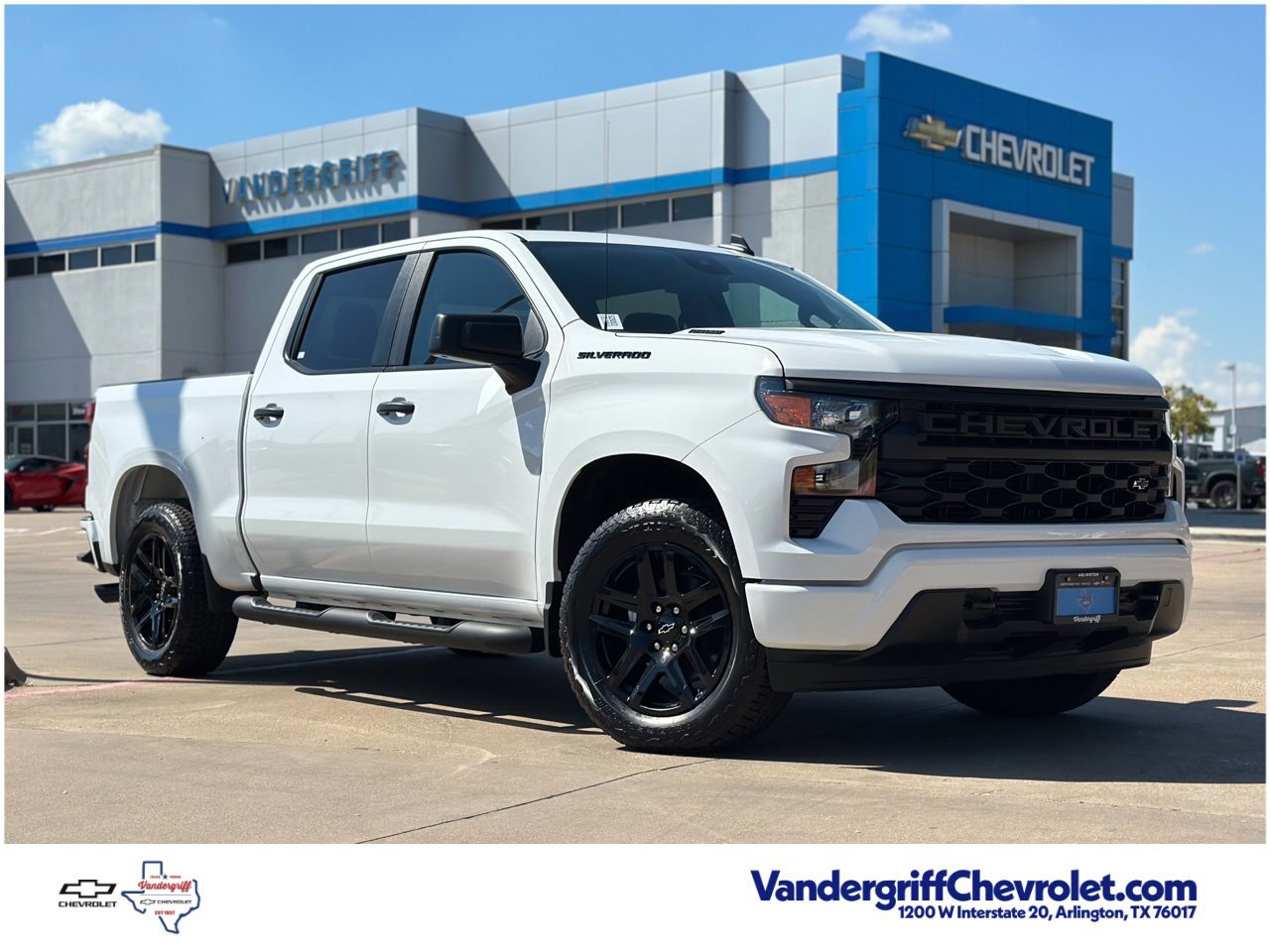 Certified 2025 Chevrolet Silverado 1500 Custom w/ Turbomax Blackout Package