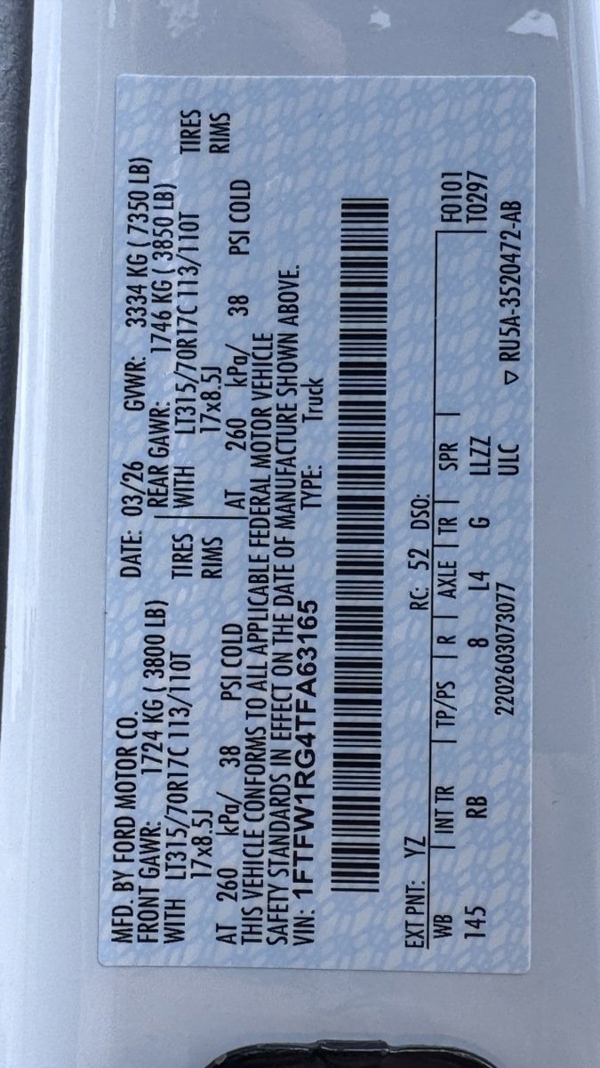 New 2026 Ford F150 Raptor AWD/4WD image 14