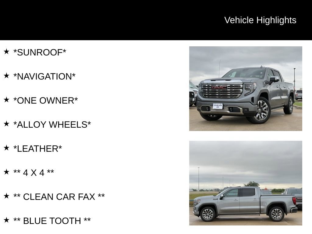 Used 2023 GMC Sierra 1500 Denali w/ Denali Reserve Package AWD/4WD image 4