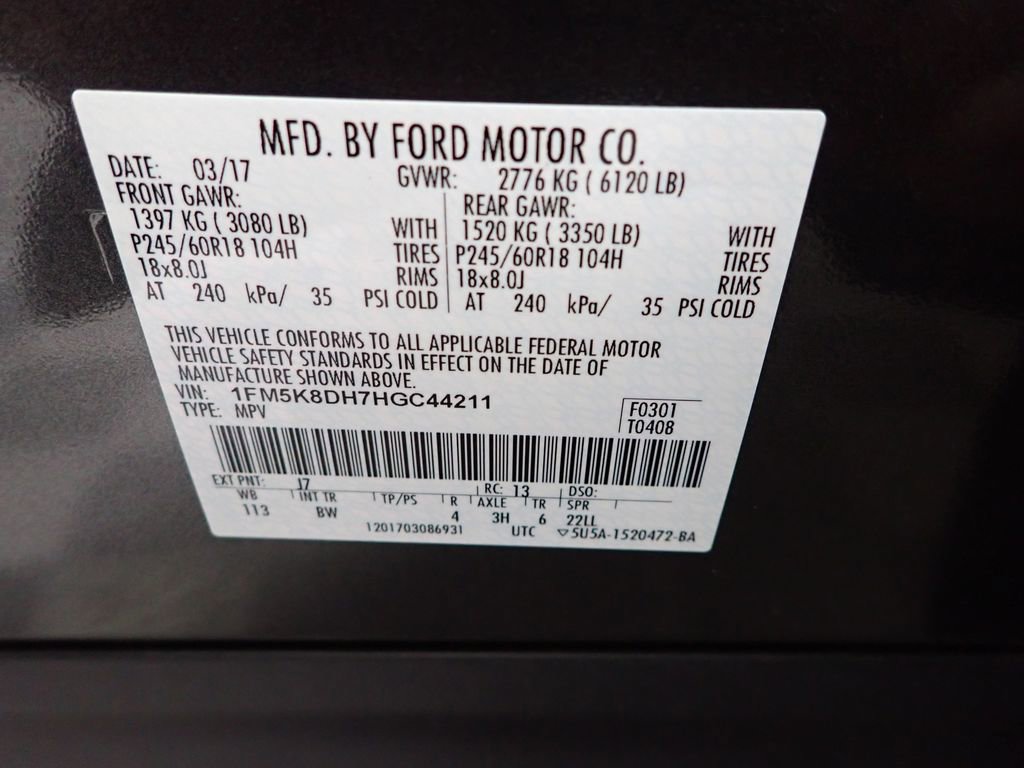 Used 2017 Ford Explorer XLT w/ Equipment Group 202A image 51