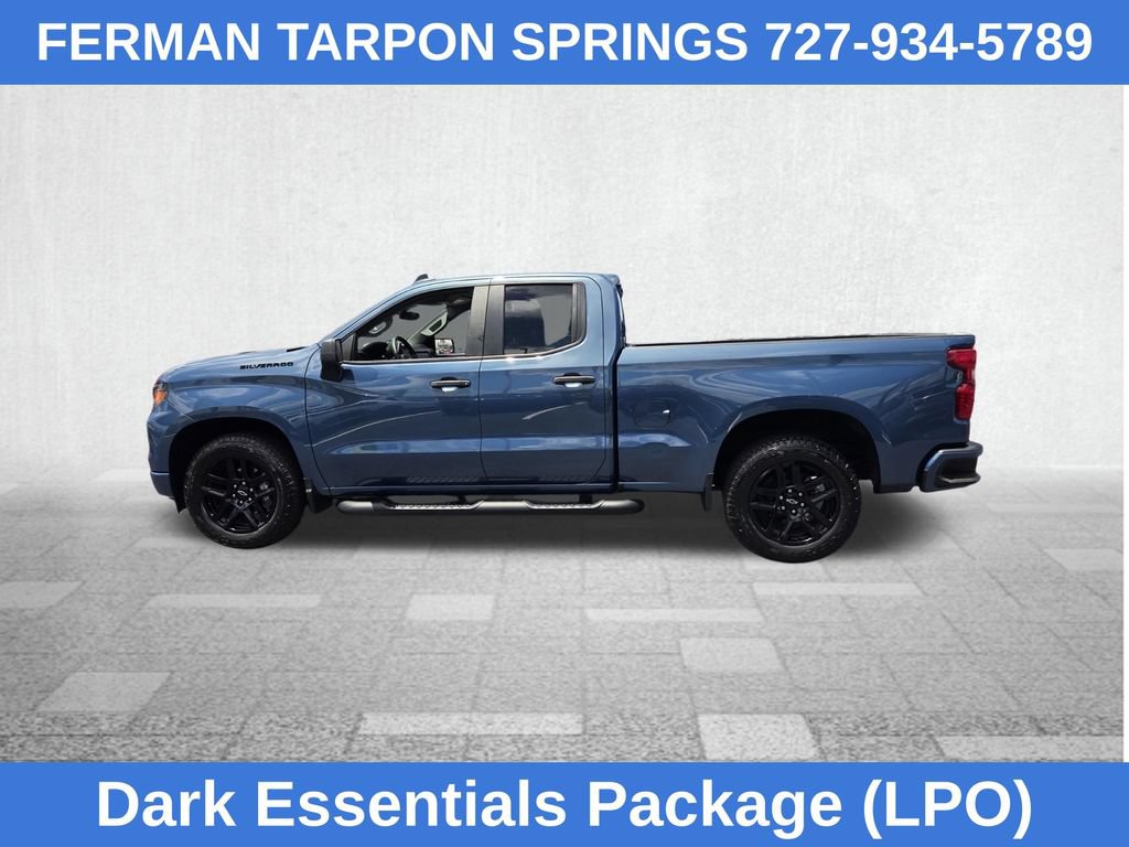 Certified 2024 Chevrolet Silverado 1500 Custom w/ Turbomax Blackout Package RWD image 8