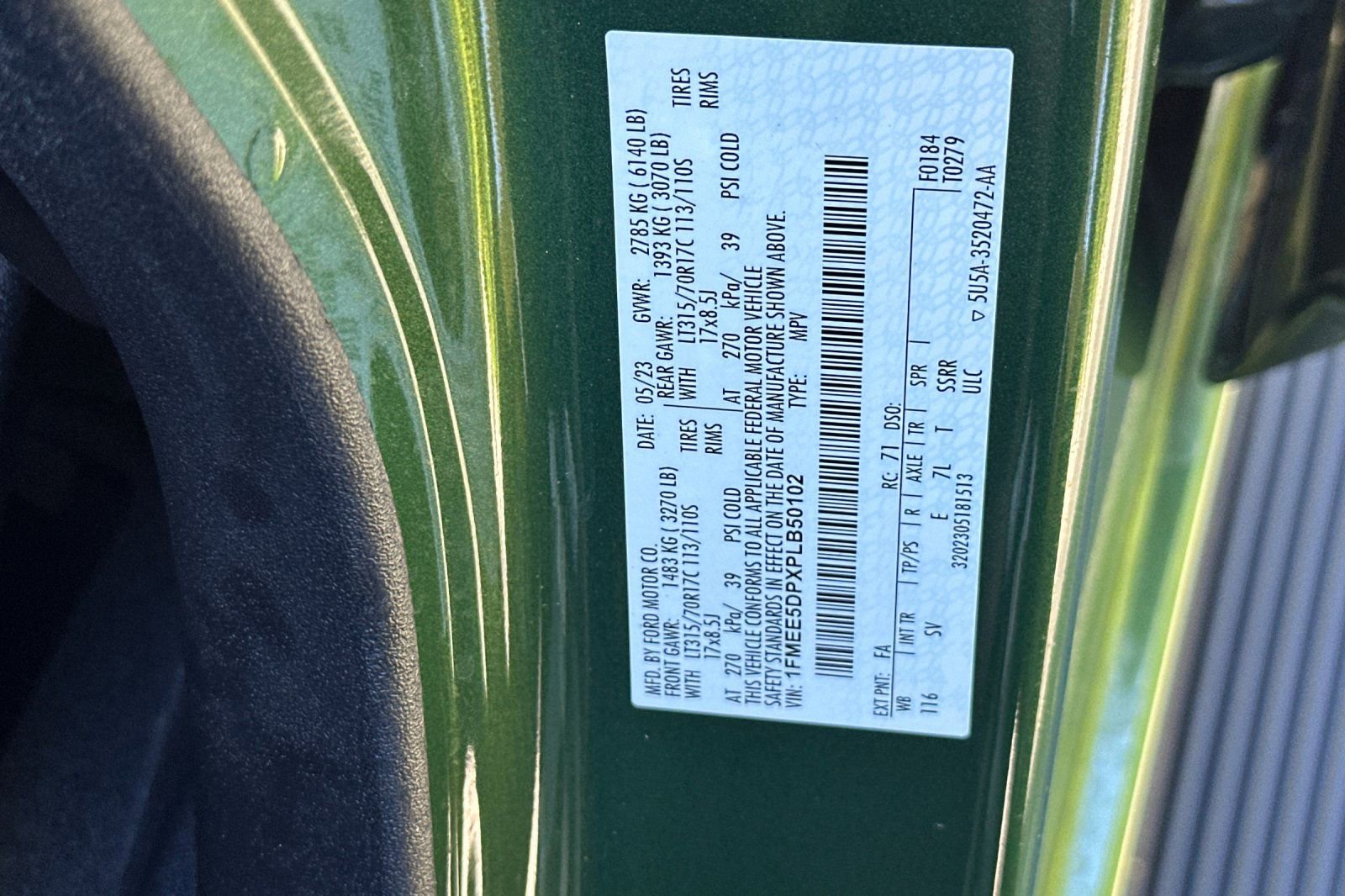 Used 2023 Ford Bronco Black Diamond w/ Sasquatch Package image 30