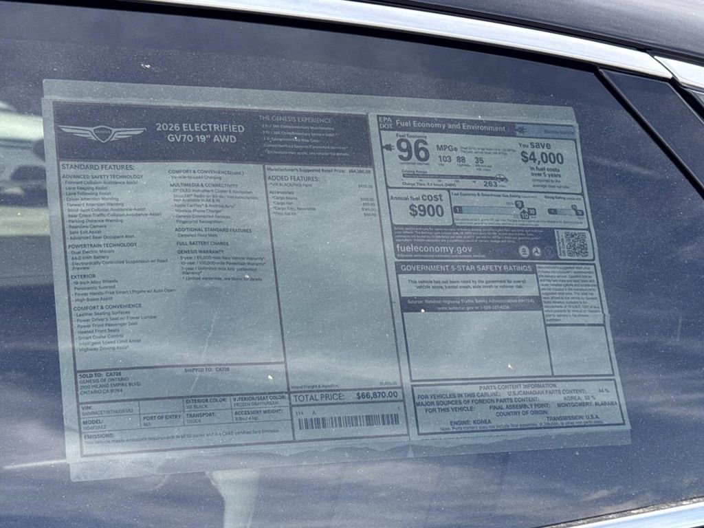 New 2026 Genesis Electrified GV70 image 17