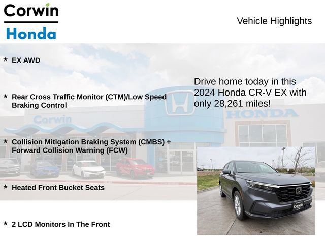 Used 2024 Honda CR-V EX image 6