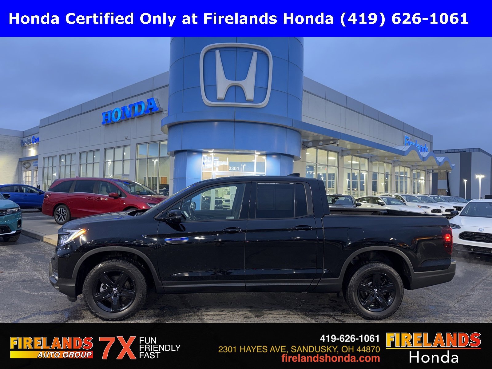 Certified 2023 Honda Ridgeline Black Edition