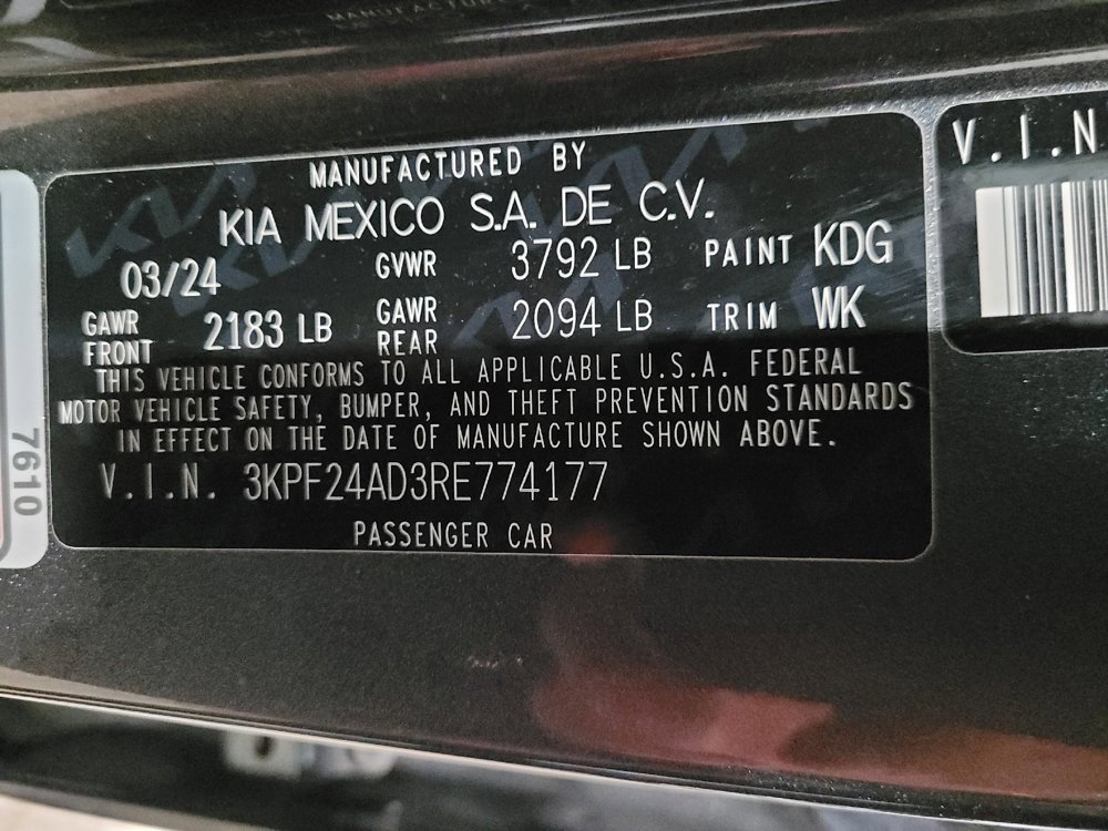 Used 2024 Kia Forte LXS image 33