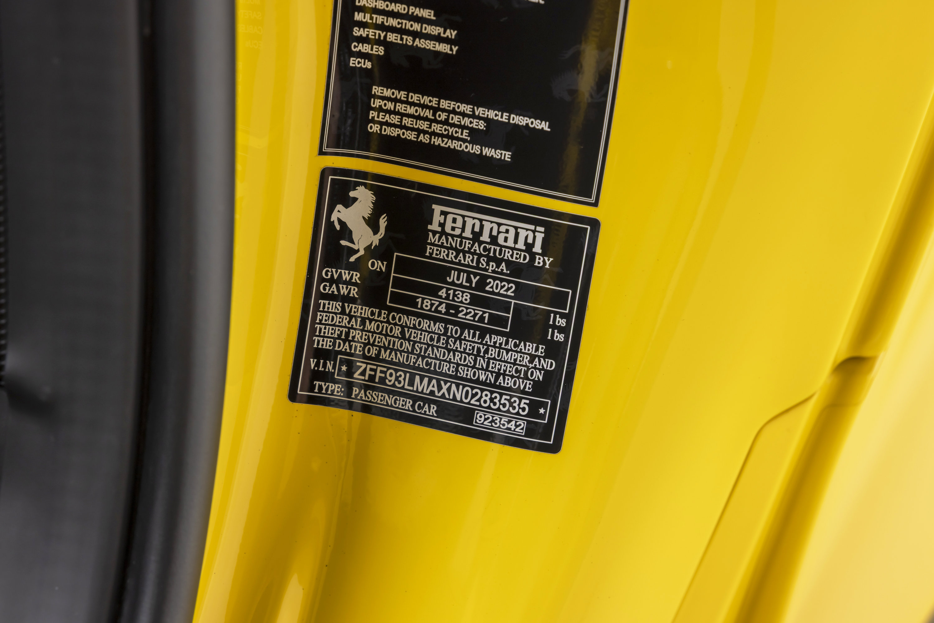 Certified 2022 Ferrari F8 Tributo RWD image 56