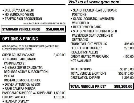 Used 2024 GMC Acadia AT4 w/ Super Cruise Package AWD/4WD image 2