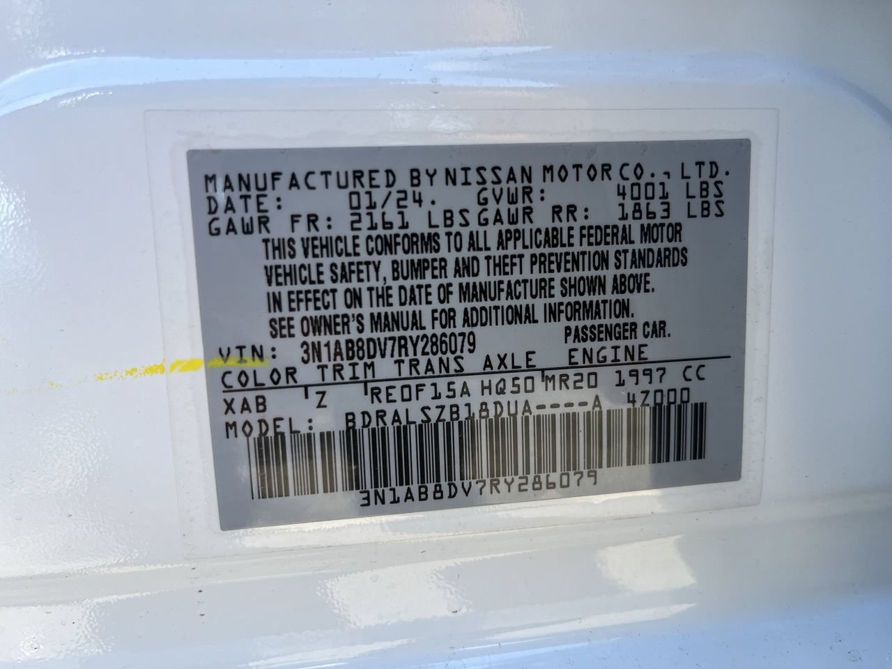 Used 2024 Nissan Sentra SR w/ SR Premium Package FWD image 32