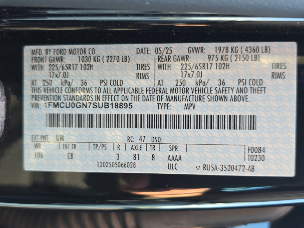 Used 2025 Ford Escape Active FWD image 29