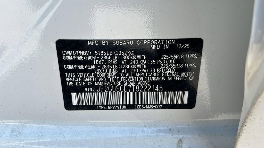 New 2026 Subaru Crosstrek 2.5i Sport w/ Crosstrek Mirror Package AWD/4WD image 31