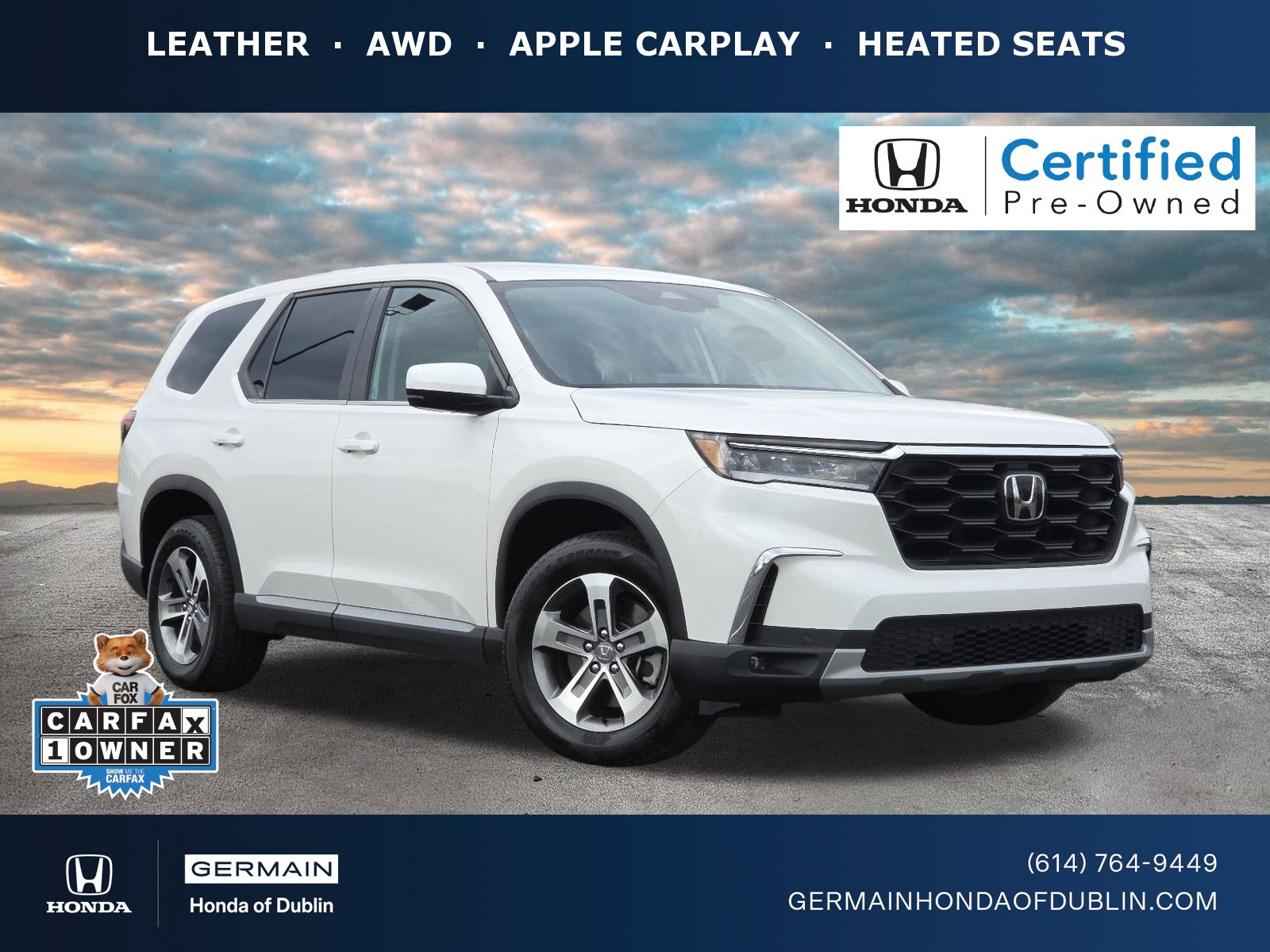 Certified 2025 Honda Pilot EX-L image 1