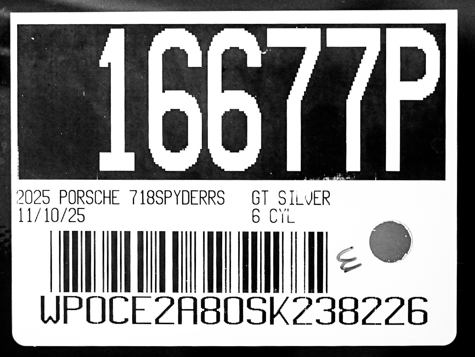 Used 2025 Porsche 718 Boxster Spyder RS image 31