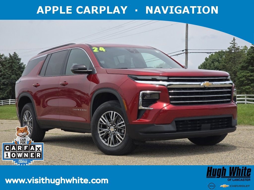 Used 2024 Chevrolet Traverse LT w/ LPO, Floor Liner Package AWD/4WD image 1