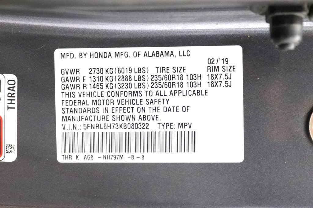 Used 2019 Honda Odyssey EX-L image 37