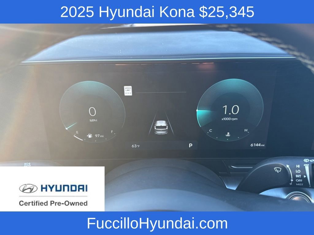 Certified 2025 Hyundai Kona SEL image 14