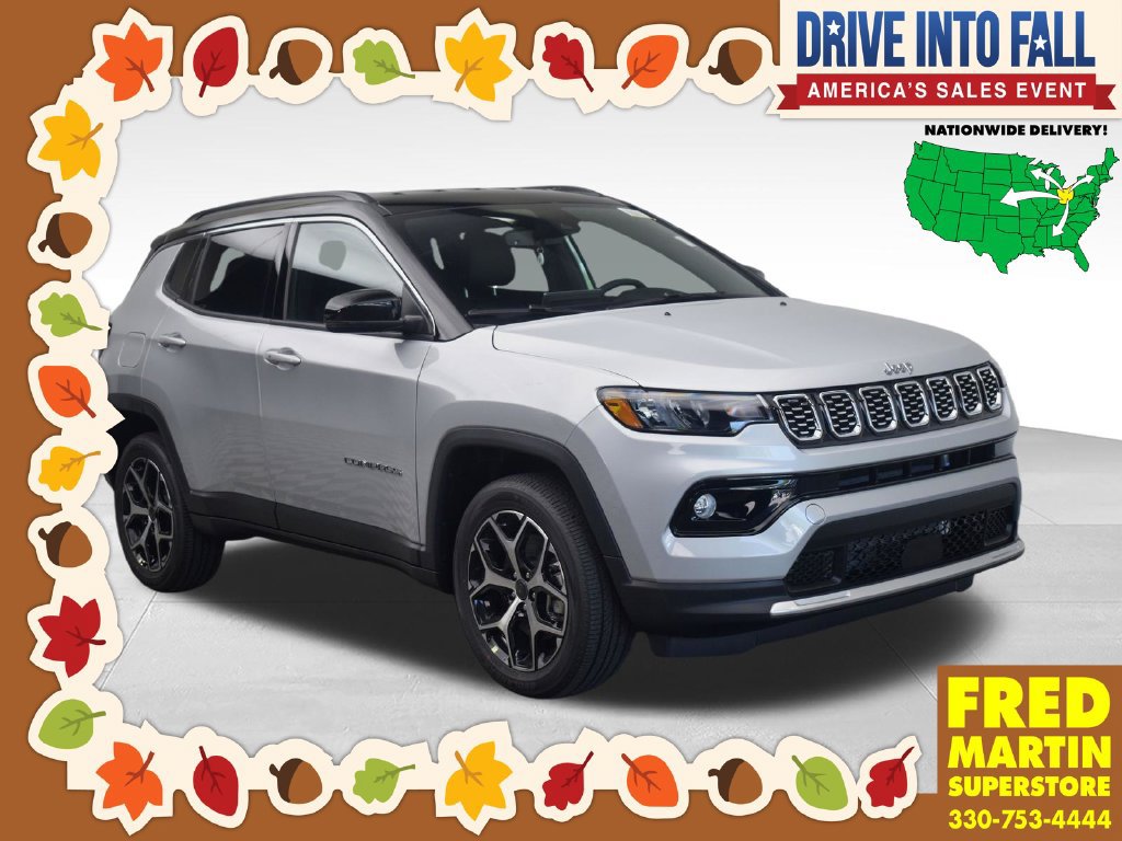 New 2026 Jeep Compass Limited AWD/4WD 360° Tour