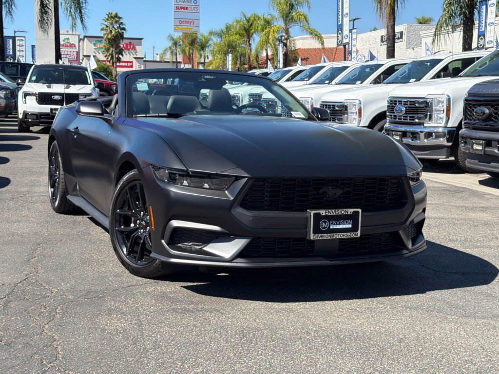 New 2026 Ford Mustang Convertible w/ Mustang Nite Pony Package RWD image 3