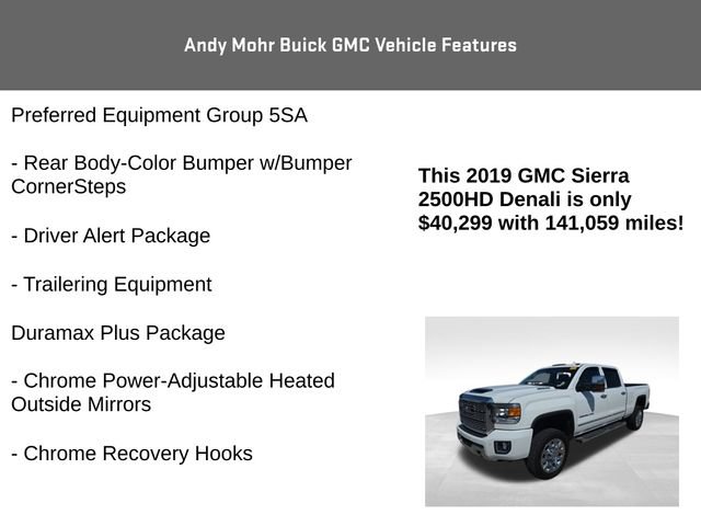 Used 2019 GMC Sierra 2500 Denali w/ Duramax Plus Package AWD/4WD image 15