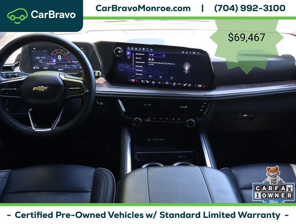 Certified 2025 Chevrolet Tahoe Premier AWD/4WD image 17