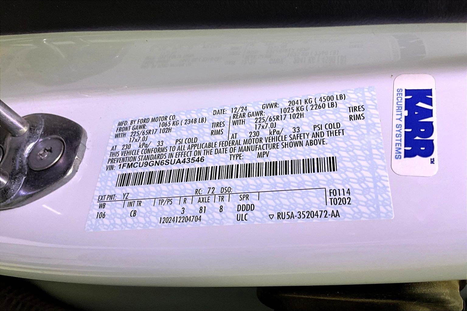 Used 2025 Ford Escape Active image 18