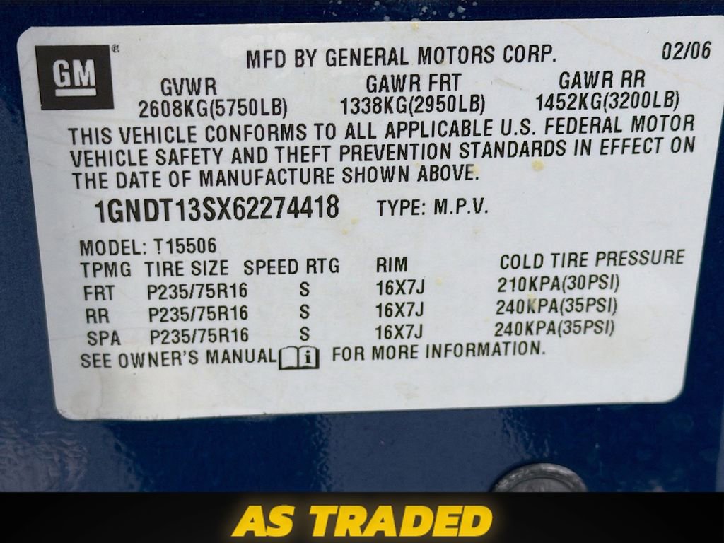 Used 2006 Chevrolet TrailBlazer LS image 30