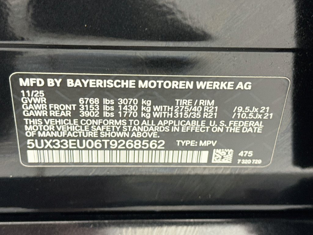 Certified 2026 BMW X5 M60i AWD/4WD image 34