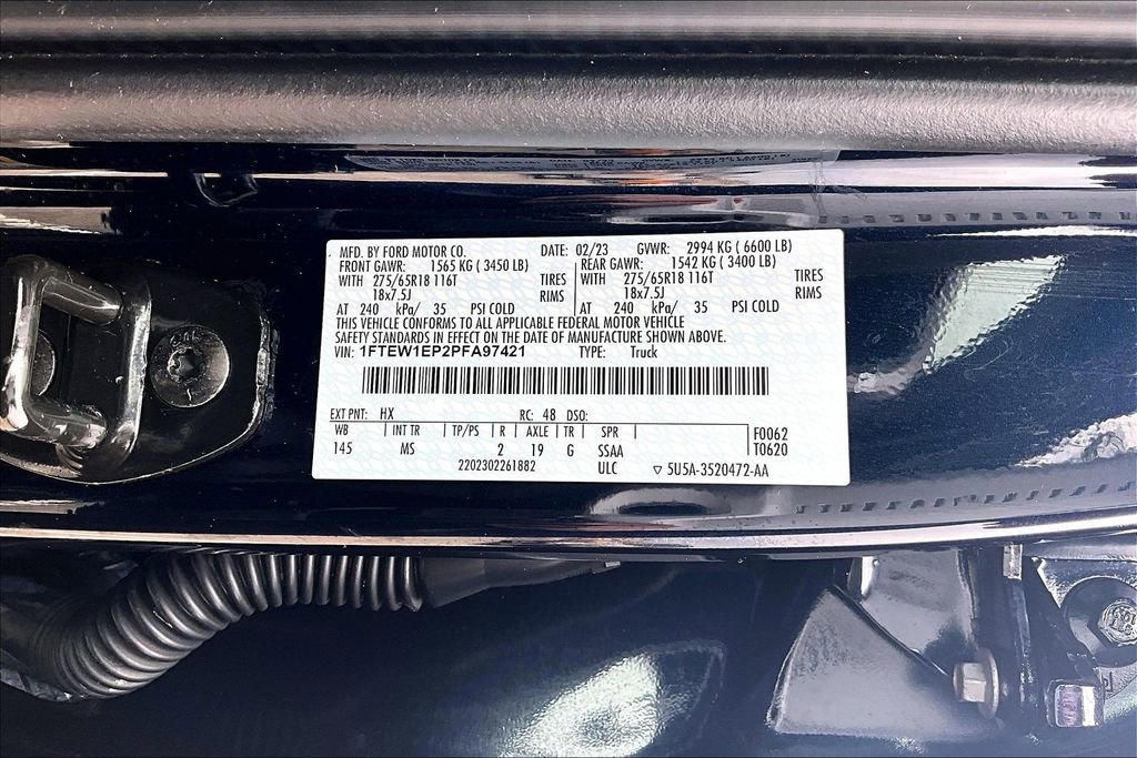 Certified 2023 Ford F150 XLT w/ Equipment Group 302A High image 36