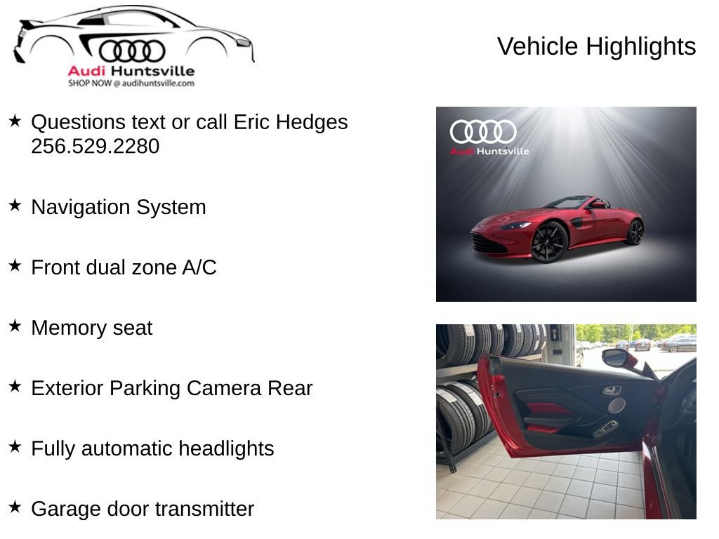 Used 2021 Aston Martin V8 Vantage Roadster RWD image 6