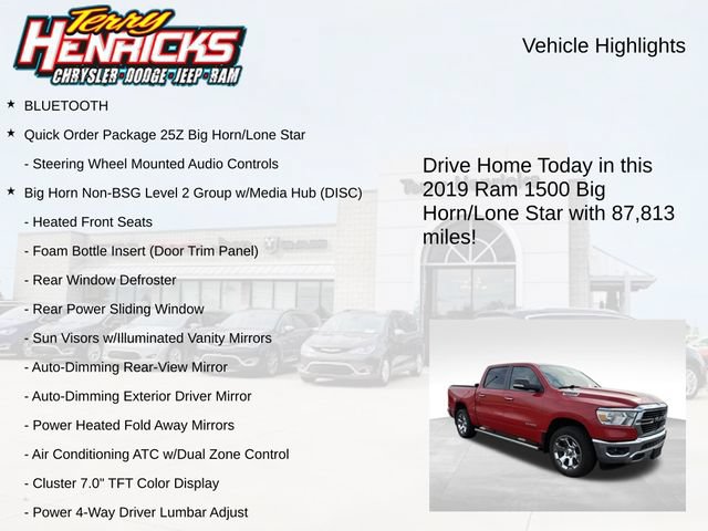 Used 2019 RAM 1500 Big Horn AWD/4WD image 4