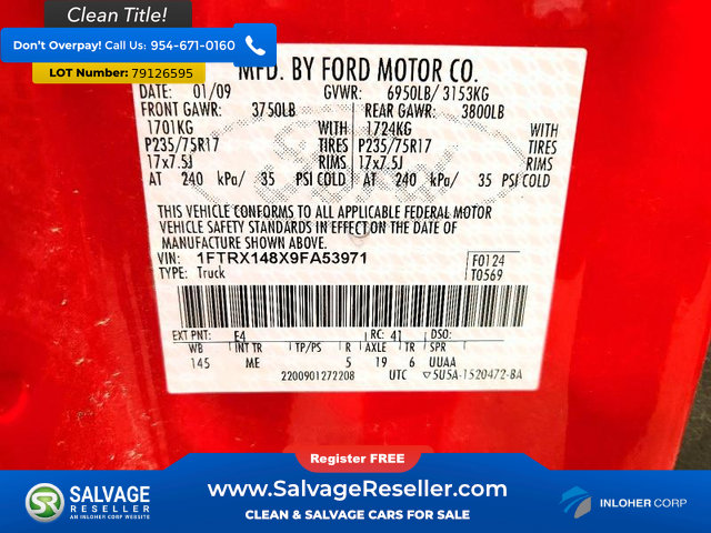 Used 2009 Ford F150 4x4 SuperCab image 16